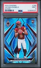 2024 Panini Phoenix - Rookies Jayden Daniels #198 Hyper (RC) PSA 9