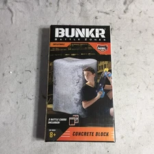 NEW Nerf Bunkr Battle Zones Concrete Block NBL Inflateable Airsoft Barrier