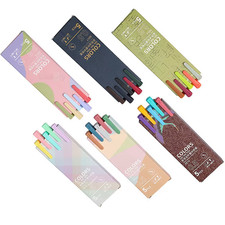 30 Colors Colorful Gel Pen Kawaii Push Sign Pens Hand Account Journal Japan Cute