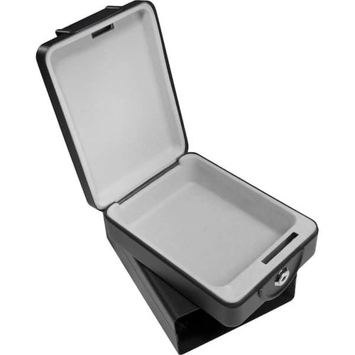 0.02 cu. ft. Steel Compact Key Lock Box Safe with Mounting Sleeve - Picture 3 of 7