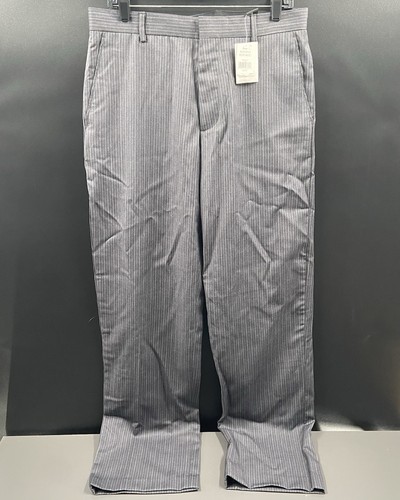 Vintage Banana Republic Mens Dress Pants Size 33x34 Gray Wool Classic Mid Rise