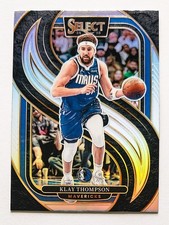 KLAY THOMPSON 2024-25 Panini Select Premier Level Silver Prizm #108 Mavericks