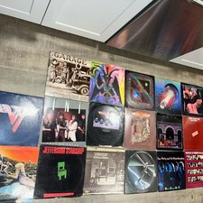 Lot Of 17 Rock/Metal Vinyls:Warlock,TNT,Aerosmith,Zepplin,Journey,A Cooper,Rush