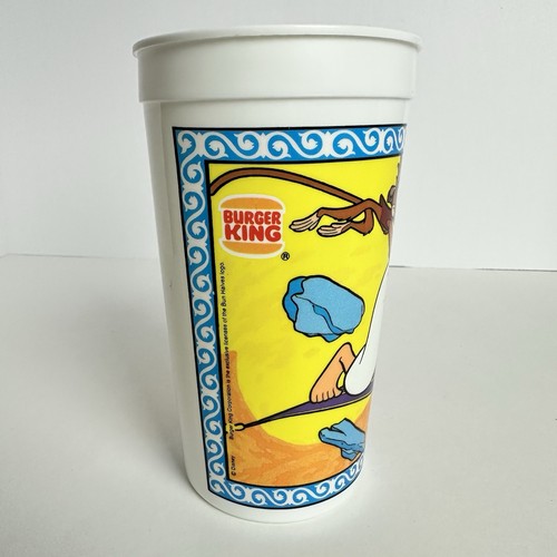 Vintage Disney's Aladdin Burger King 32oz Plastic Cup Collectible - Picture 4 of 6