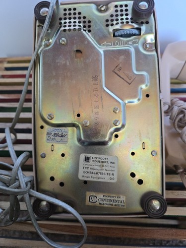 Vintage Różowy Stromberg Carlson Obrotowa tarcza Telefon biurkowy S-C 500D Czerwiec 1971 - Zdjęcie 8 z 8