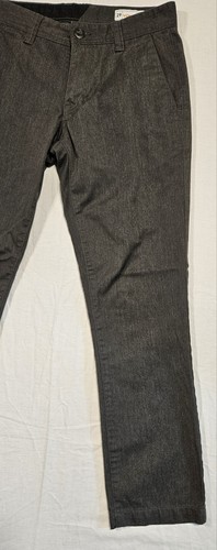 Volcom True To This Skate Pants Mens Dark GRAY Pants Size 29 - Picture 4 of 18