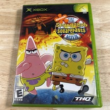 Spongebob Squarepants the Movie Xbox Complete with Manual CIB-Tested Working