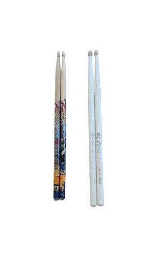 Aerosmith Drumsticks Disney MGM Rock'N Roller Coaster + Bonus Vic Firth Sticks - Bild 1 von 9