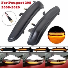 Sequential LED Side Mirror Turn Signal Light Pair, 12V, 2400LM, Amber