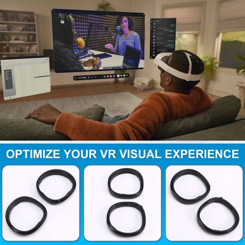 Magnetischer Brillenrahmen für Meta 3S Zur Verbesserung Des VR-Erlebnisses Y5J8 - Zdjęcie 2 z 7
