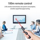 Wskaźnik laserowy 2 4G bezprzewodowy do PPT MAC / zmiana stron różowy 4R3C
