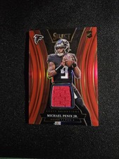 2024 Panini Select - Draft Relic Michael Penix Jr. #DSM-MPJ Red Prizm (RC)