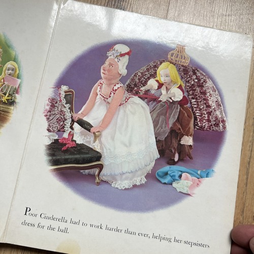Cinderella (a deluxe living story book) Scarce Vintage 1968 Purcell Happy Time  - Imagen 7 de 7