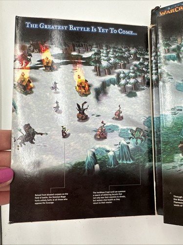 PC WARCRAFT III 3 & THE FROZEN THRONE EXPANSION One BIG BOX GATEFOLD BLIZZARD - Picture 7 of 20