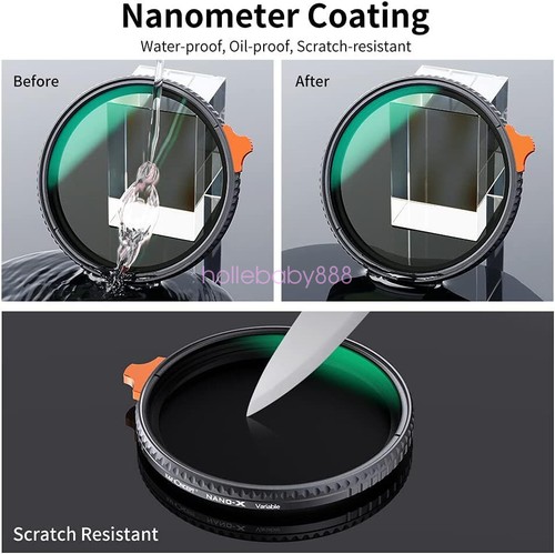 K&F Concept Variable ND Filter ND2-400 Lens Filter Waterproof Scratch Resistant - Picture 33 of 144