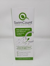 SwimCount Sperm Quality Test, 1 Single-Use Home Kit EXP 11/26