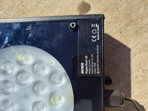 Nicrew Hyperreef 30 N15450 Aquarium LED Light ONLY Hyper Reef DC 20V 30W USA - Picture 4 of 4