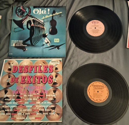 Latin 8 Record Lot Ole Los Chavales De España Olé! Vinyl LP Desfiles De Exitos - Picture 2 of 20