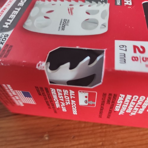 NEW Milwaukee  2-5/8" in Hole Dozer Carbide Teeth Hole Saw 49-56-0729 - Bild 2 von 3
