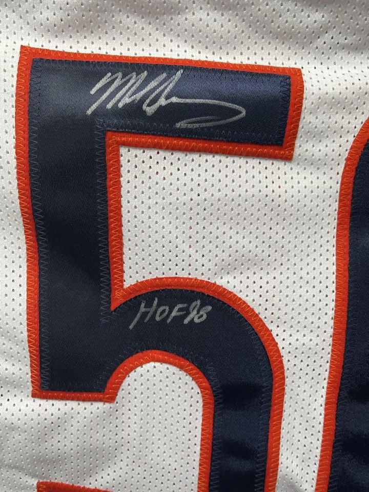 MIKE SINGLETARY BEARS AUTOGRAPHED JERSEY PSA CERTIFIED Sz XL EX+ COND - Image 2 of 4