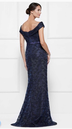 Abito nuovo con etichette RINA DI MONTELLA FOR COLORS RD2655 rosa polveroso autentico $746 tg20,22 - Foto 4 di 11