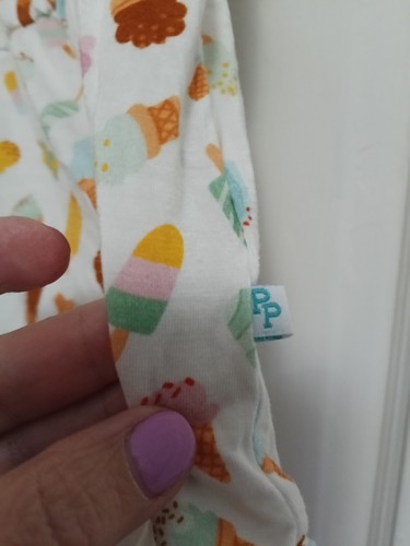 Posh Peanut Girls Bubble Romper – Sophia Ice Cream Flower Print – 18-24 Month Pm - Picture 3 of 4