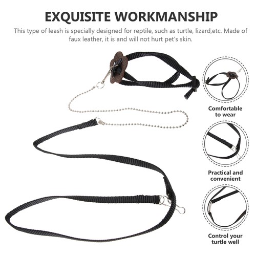 Pet Carrier Retractable Traction Rope Adjustable Reptile Harness Training Leash - Bild 4 von 12