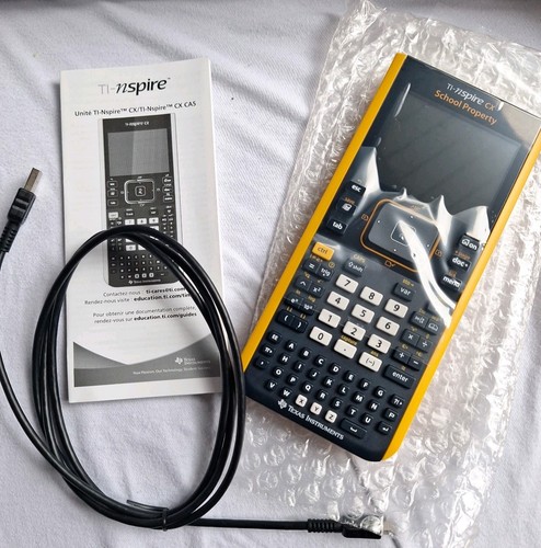 Texas Instruments Ti-Nspire CX Graphing Calculator, Black/Yellow New, Never Used - Picture 1 of 9