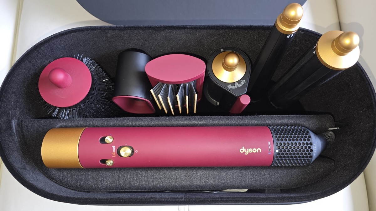 Dyson Airwrap i.d. Multi-Styler & Dryer Straight+Wavy Red Velvet