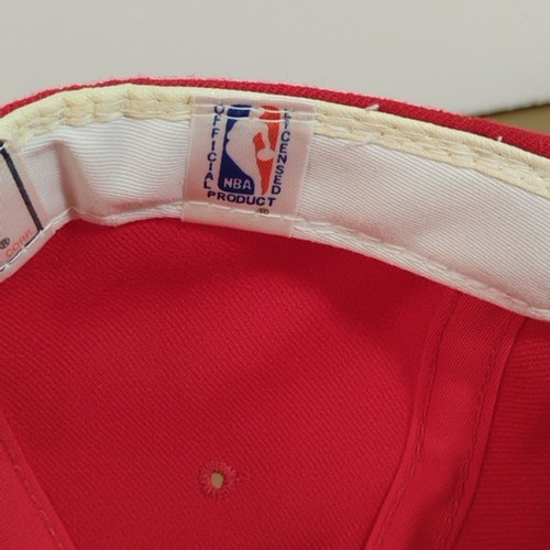 Gorra ajustada de colección Chicago Bulls NBA roja negra con logotipo del equipo de baloncesto rara - Imagen 14 de 24