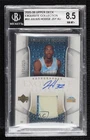 2005 Exquisite Collection /225 Julius Hodge #60-AP BGS 8.5 Rookie Auto RC 08gd