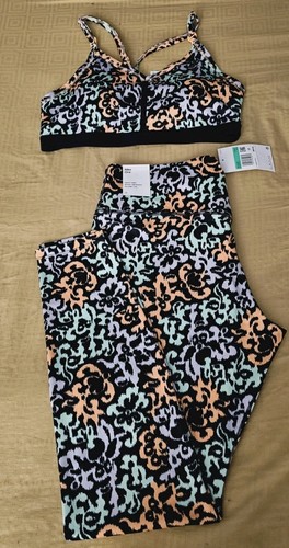  Nike One Women’s Dri-FIT Leggings+Bra+SHirt Set  Size Xl Animal Print-NWt - Bild 4 von 9
