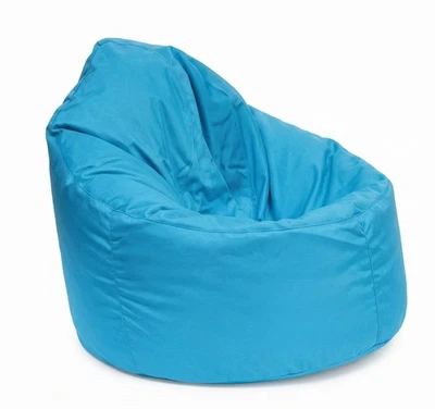 Moderner Sitzsack Pouf in Blau mit ergonomischer Form und Komfort - Bild 1 von 3