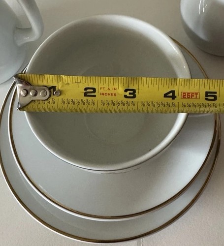 Royal Limoges GDA Hotel Le Cep France Cup Saucer Plate Egg Cup Creamer Etc - Picture 9 of 14