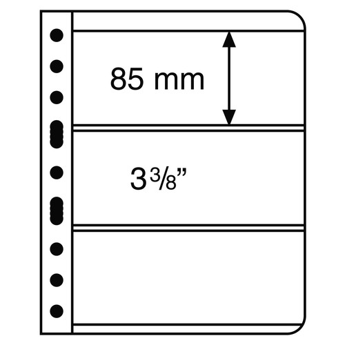 VARIO 3S Briefmarken Einsteckseiten - 5 Seiten - Bild 3 von 3