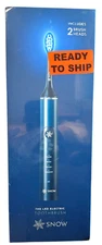 Snow Rechargeable Electric Toothbrush with LED Light, Polar Blue Color, SEALED