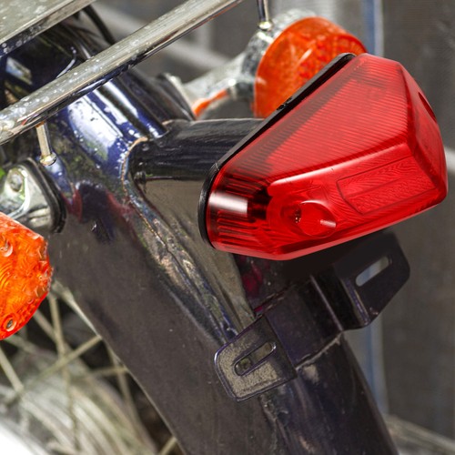 Luz trasera coche eléctrico moto bicicleta luz trasera lámpara freno - Imagen 4 de 12