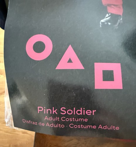 Netflix Squid Game Costume Pink Soldier Adult One Size - Picture 2 of 5
