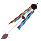 1pc Massivholz Aluminiumrohr Home Dekoration Geschenk Metall Wind CHIME Anhänger