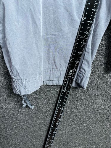 Nike Cargo Capri Crop Hiking Pants Womens XL Gray Adjustable Hem Pockets Woven - Picture 9 of 10