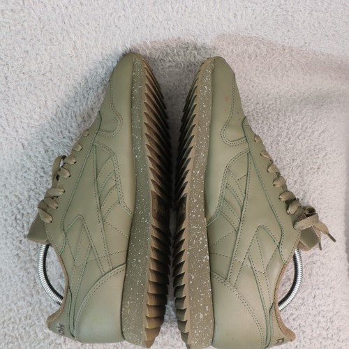 Para Hombre Talla 11 Reebok Clásico Cuero Ondulado Verde Oliva 100048529 / H06421 - Imagen 8 de 12