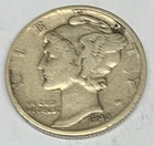 # C6413     U.S.   COIN,     MERCURY  DIME    1942