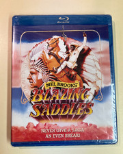 Blazing Saddles Blu-Ray, 1974 Western Satire, Mel Brooks, Gene Wilder, Bonus