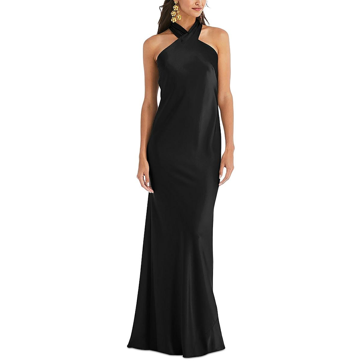 Прекрасное женское черное платье для коктейлей и вечеринок в сборку M BHFO 3356