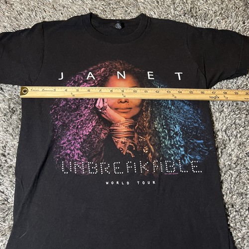 Janet Jackson Unbreakable World Tour 2015 T Shirt Size Small Band Tee EUC - Picture 11 of 20