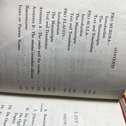 Cicero: In Catilinam 1-4, Pro Murena, Pro Sulla, Pro Flacco. Loeb, Harvard Press - Bild 14 von 14