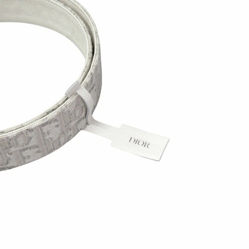 Dior Oblique Jacquard Reversible Belt Strap 35mm Grain Calfskin Leather 110 Used - Bild 6 von 6