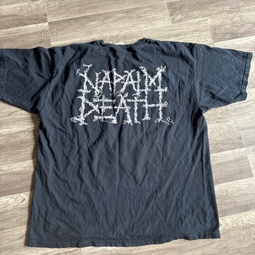 Napalm Death Y2K Maglietta Vintage Originale Uomo Xl Live Corruption - Foto 7 di 8
