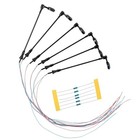 Brand New Model Lamps Platform Lights Kit OO Gauge With 6pcs Resistors