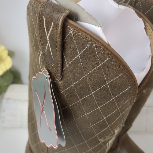 Stivali uomo twisted x western diamond cross pelle marrone taglia 9 nuovi con scatola - Foto 11 di 14